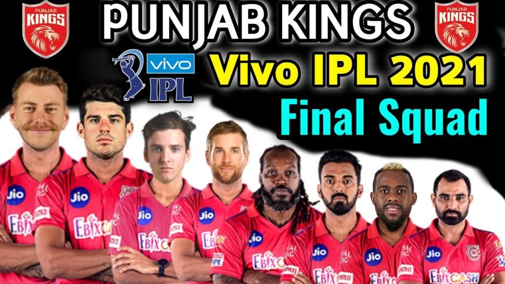 Punjab Kings Complete Squad for IPL 2021