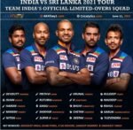 News from India tour of Sri Lanka 2021 Schedule, Venues, live streaming, and timing with Both team Squad