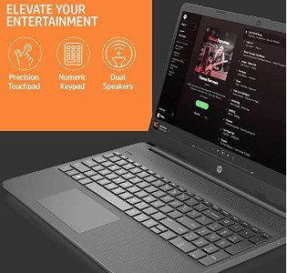 HP 15s, AMD Athlon Silver 3050U 8GB RAM/512GB SSD 15.6-inches/39.6 cm HD, Micro-Edge Display/Windows 11/AMD Radeon Graphics/Dual Speakers/MSO/Fast Charge